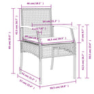 Tuinstoelen met poly rattan en comfortabele zitervaring - Tuinstoelen