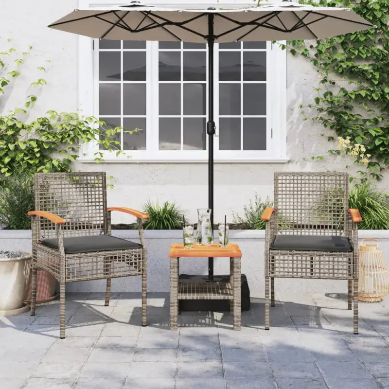 Tuinstoelen met poly rattan en comfortabele zitervaring - Tuinstoelen