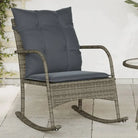 Tuinstoelen met poly rattan en comfortabele zitervaring - Grijs / 1 - Tuinstoelen
