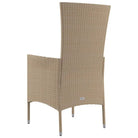 Tuinstoelen met poly rattan en massief acaciahout voor uw tuin - Tuinstoelen