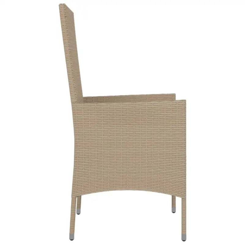 Tuinstoelen met poly rattan en massief acaciahout voor uw tuin - Tuinstoelen
