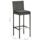 Tuinstoelen met poly rattan en stalen frame voor een moderne buitenruimte - Tuinstoelen