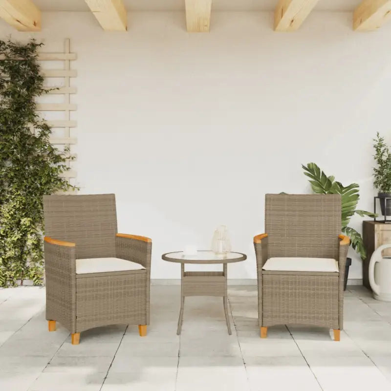 Tuinstoelen met poly rattan voor een comfortabele zitervaring - Tuinstoelen