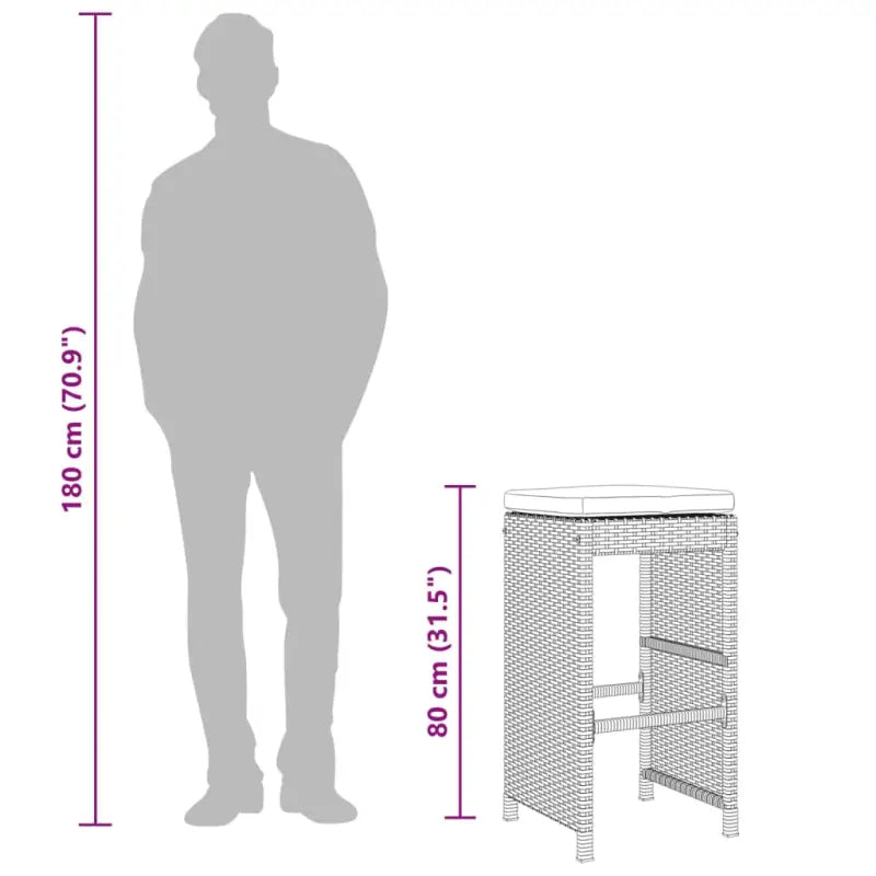 Tuinstoelen met poly rattan voor een comfortabele zitervaring - Tuinstoelen