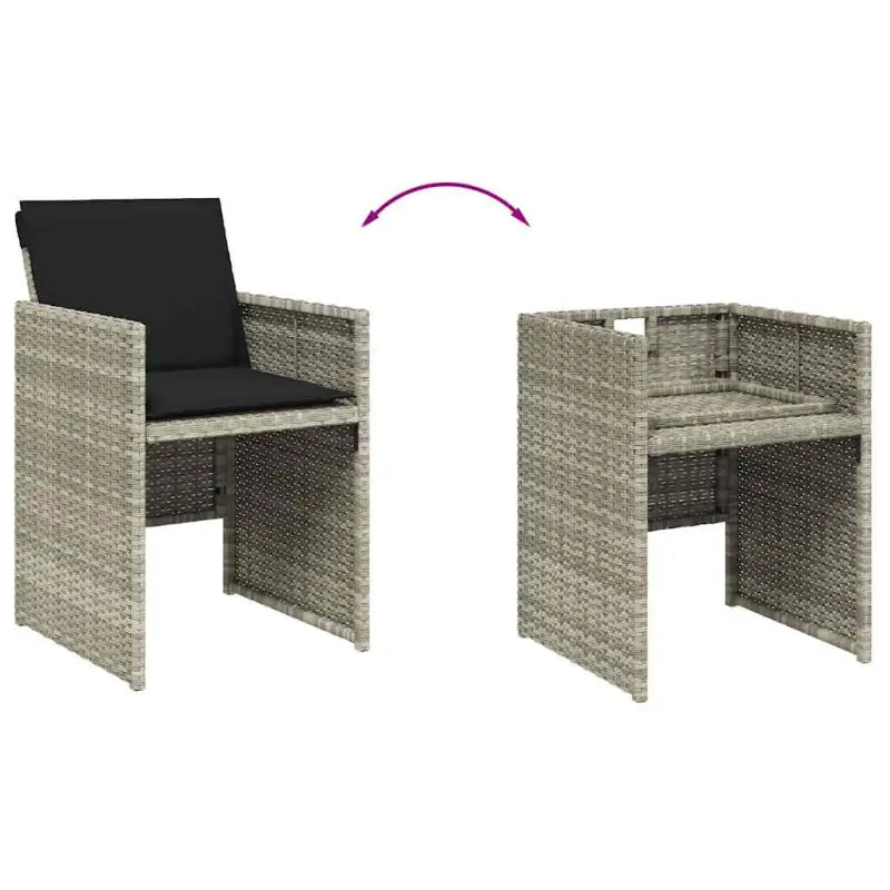 Tuinstoelen met poly rattan voor een comfortabele zitervaring - Tuinstoelen