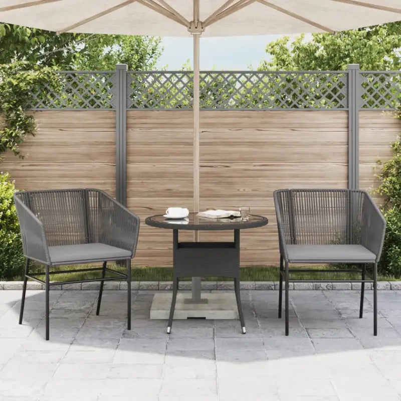 Tuinstoelen met poly rattan voor een comfortabele zitervaring - Tuinstoelen