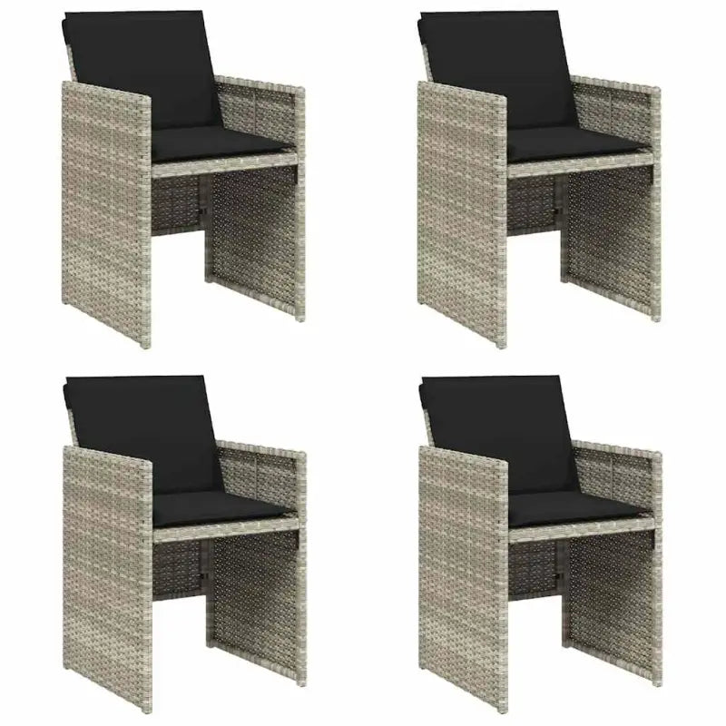 Tuinstoelen met poly rattan voor een comfortabele zitervaring - Tuinstoelen