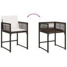 Tuinstoelen met poly rattan voor een comfortabele zitervaring met wasbare hoes - Tuinstoelen