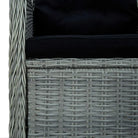 Tuinstoelen met stalen frame en PE-rattan voor buitengebruik - Tuinstoelen