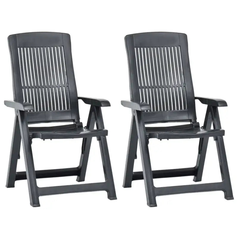Tuinstoelen set met levering bevat voor comfortabel buiten genieten - Antraciet / 2 - Tuinstoelen