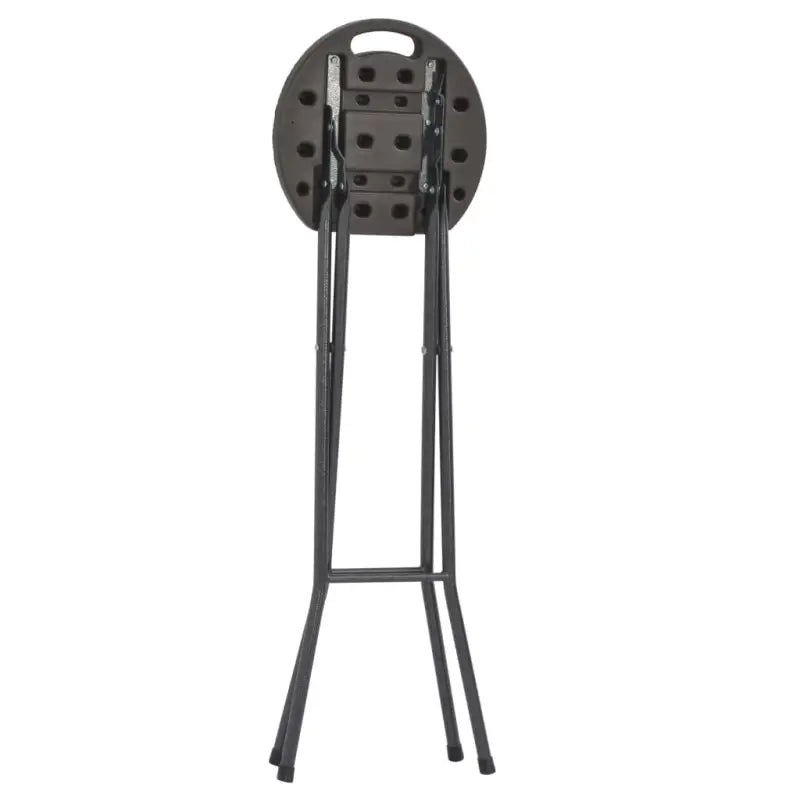 Tuinstoelen set van 2 inklapbare barkrukken met rattan look levering bevat - Tuinstoelen