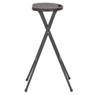 Tuinstoelen set van 2 inklapbare barkrukken met rattan look levering bevat - Tuinstoelen