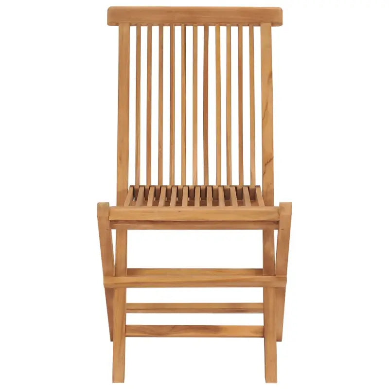 Tuinstoelen set van fijn geschuurd teakhout met comfortabele afmetingen - Tuinstoelen