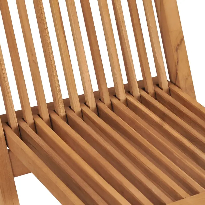 Tuinstoelen set van fijn geschuurd teakhout met comfortabele afmetingen - Tuinstoelen