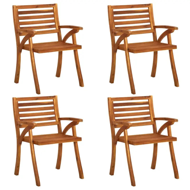 Tuinstoelen set van massief acaciahout voor tuin en terras - Tuinstoelen