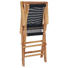 Tuinstoelen van fijn geschuurd teakhout met polyester touwontwerp - Tuinstoelen