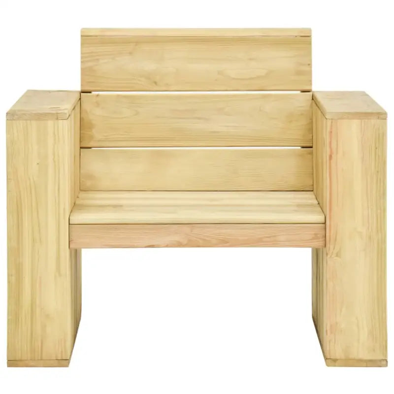 Tuinstoelen van geïmpregneerd grenenhout met comfortabele kussens - Tuinstoelen