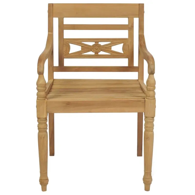 Tuinstoelen van hard teakhout en fijn geschuurd voor elegant tuinset - Tuinstoelen