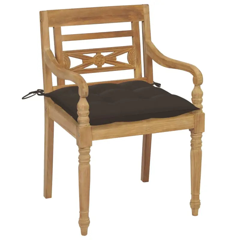 Tuinstoelen van hard teakhout met fijn geschuurde afwerking - Tuinstoelen