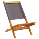 Tuinstoelen van massief acaciahout met gekantelde rugleuning - Tuinstoelen