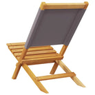 Tuinstoelen van massief acaciahout met gekantelde rugleuning - Tuinstoelen