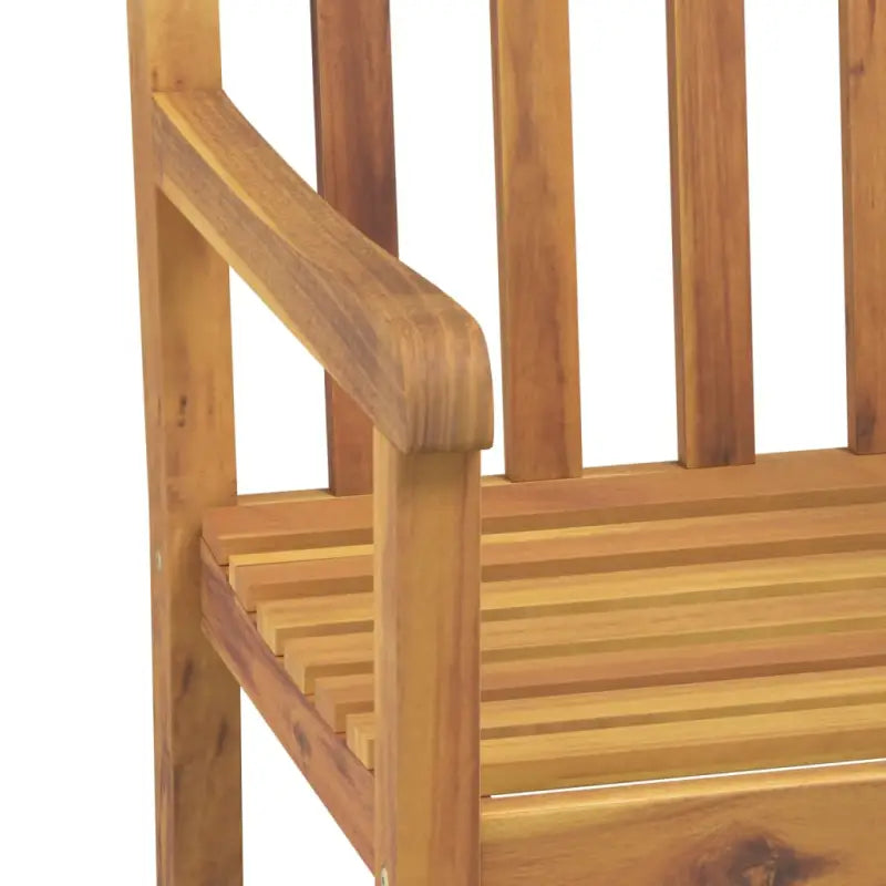 Tuinstoelen van massief acaciahout met gelat ontwerp voor ultiem comfort - Tuinstoelen