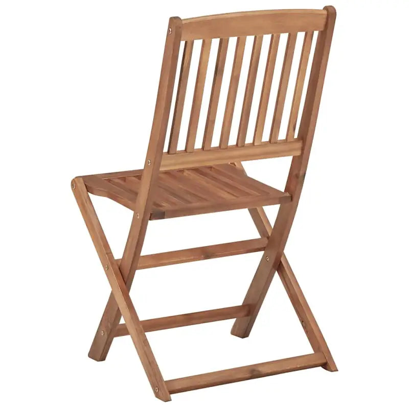 Tuinstoelen van massief acaciahout met kussens voor terras en tuin - Tuinstoelen