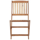 Tuinstoelen van massief acaciahout met kussens voor tuin en terras - Tuinstoelen