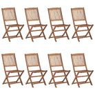 Tuinstoelen van massief acaciahout met kussens voor tuin en terras - Tuinstoelen