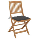 Tuinstoelen van massief acaciahout met kussens voor tuin en terras - Tuinstoelen