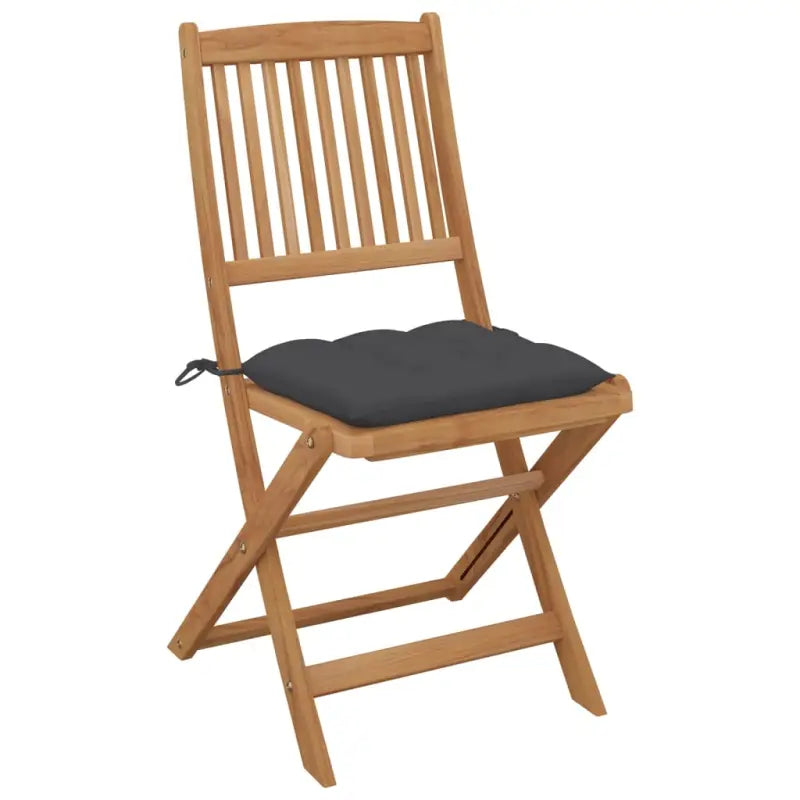Tuinstoelen van massief acaciahout met kussens voor tuin en terras - Tuinstoelen