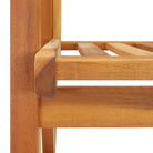 Tuinstoelen van massief acaciahout met vintage uitstraling - Bruin / 1 - Tuinstoelen