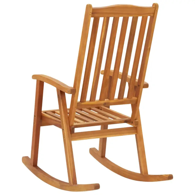 Tuinstoelen van massief acaciahout met vintage uitstraling - Bruin / 1 - Tuinstoelen