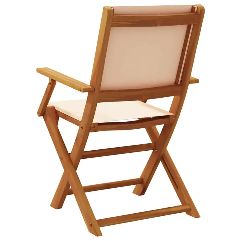 Tuinstoelen van massief acaciahout voor comfort en duurzaamheid - Tuinstoelen