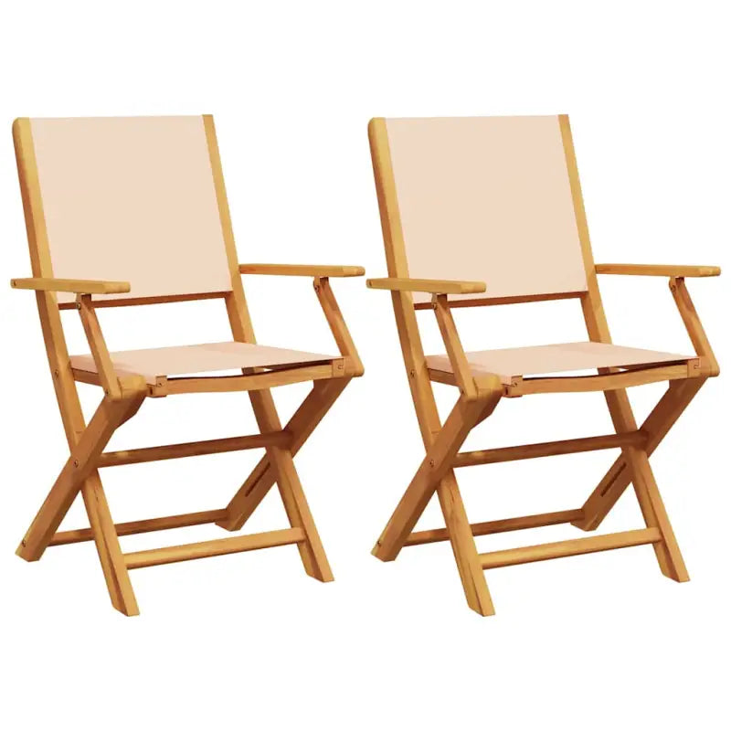 Tuinstoelen van massief acaciahout voor comfort en duurzaamheid - Tuinstoelen