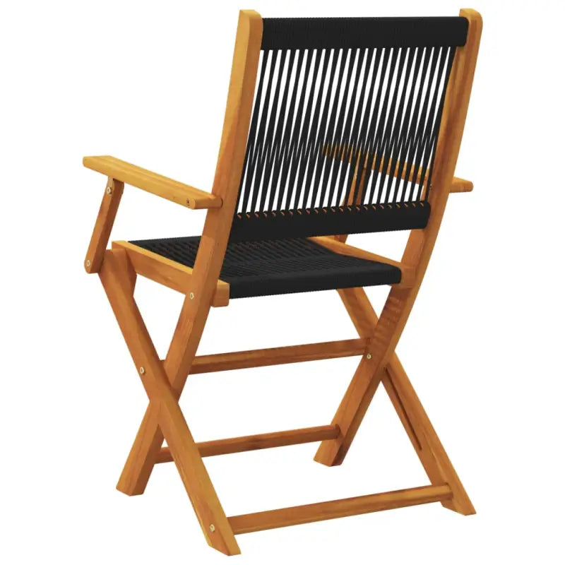Tuinstoelen van massief acaciahout voor comfort en duurzaamheid - Tuinstoelen