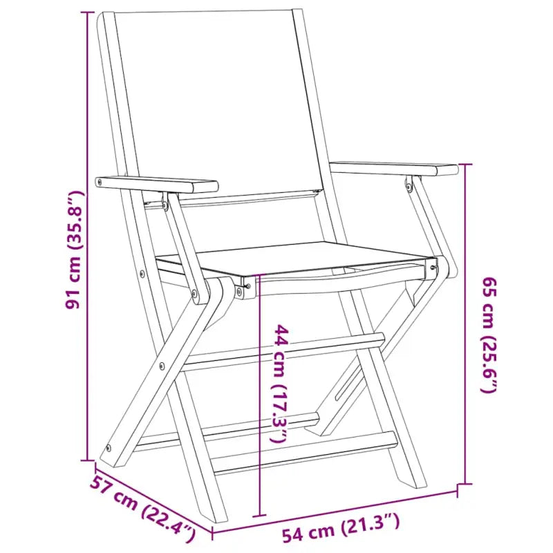 Tuinstoelen van massief acaciahout voor comfort en duurzaamheid - Tuinstoelen