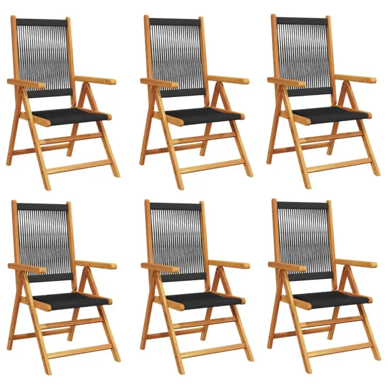 Tuinstoelen van massief acaciahout voor comfort en duurzame ontspanning - Tuinstoelen