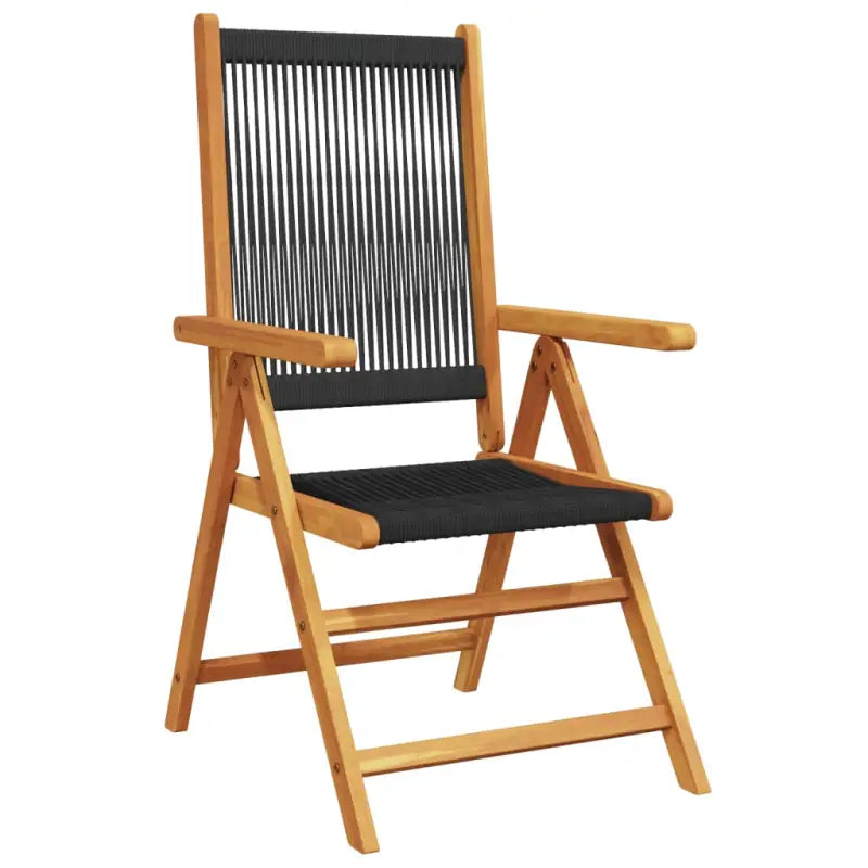 Tuinstoelen van massief acaciahout voor comfort en duurzame ontspanning - Tuinstoelen