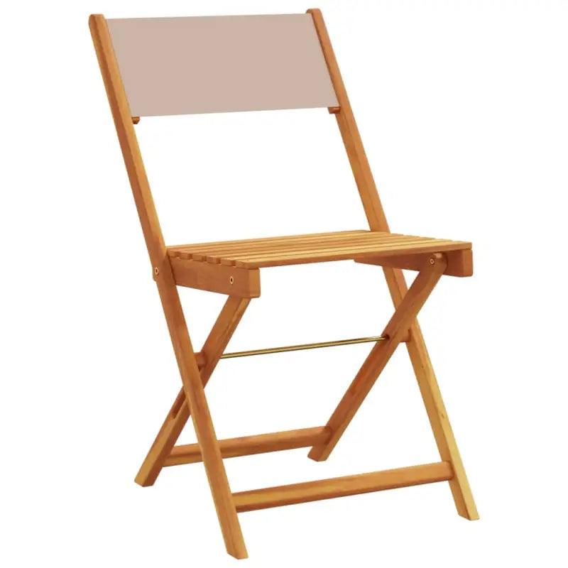 Tuinstoelen van massief acaciahout voor comfortabel buiten zitten - Tuinstoelen