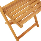 Tuinstoelen van massief acaciahout voor comfortabel buiten zitten - Tuinstoelen