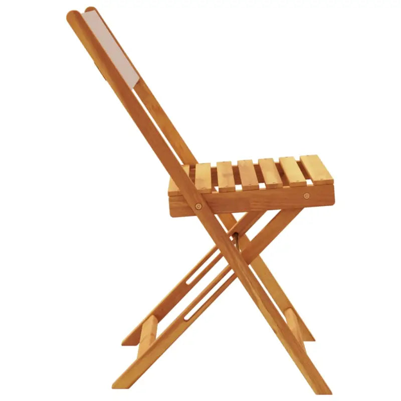 Tuinstoelen van massief acaciahout voor comfortabel buiten zitten - Tuinstoelen