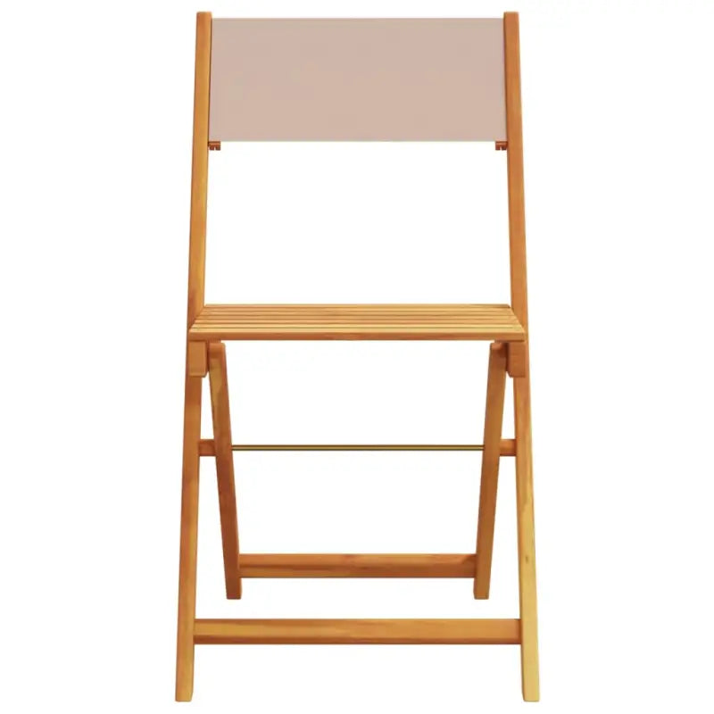 Tuinstoelen van massief acaciahout voor comfortabel buiten zitten - Tuinstoelen