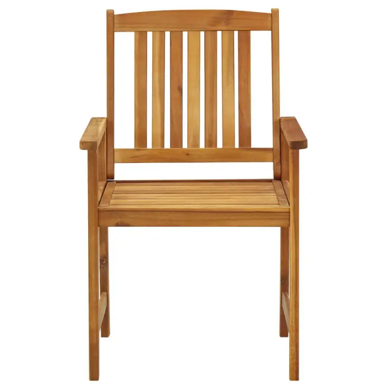 Tuinstoelen van massief acaciahout voor comfortabele buitenplek - Tuinstoelen