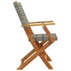 Tuinstoelen van massief acaciahout voor duurzaam comfort - Tuinstoelen