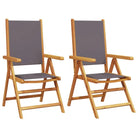 Tuinstoelen van massief acaciahout voor een duurzame buitenruimte - Tuinstoelen