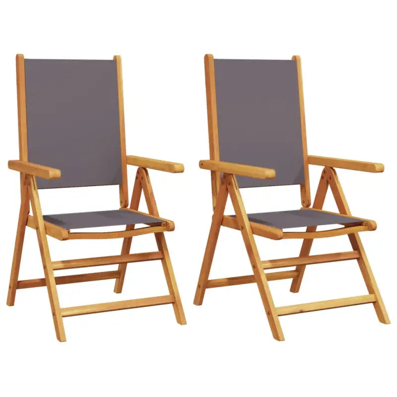 Tuinstoelen van massief acaciahout voor een duurzame buitenruimte - Tuinstoelen