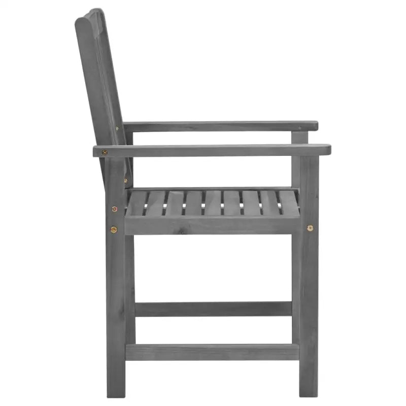 Tuinstoelen van massief acaciahout voor een rustieke buitenruimte - Tuinstoelen