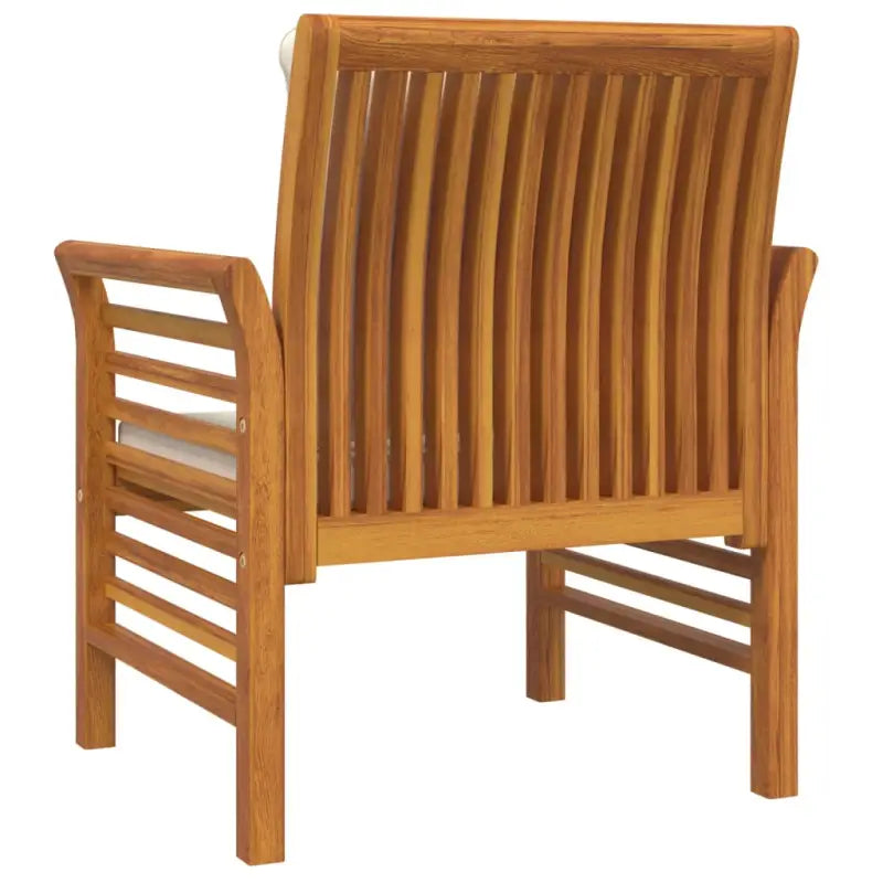 Tuinstoelen van massief acaciahout voor een rustieke uitstraling - Tuinstoelen