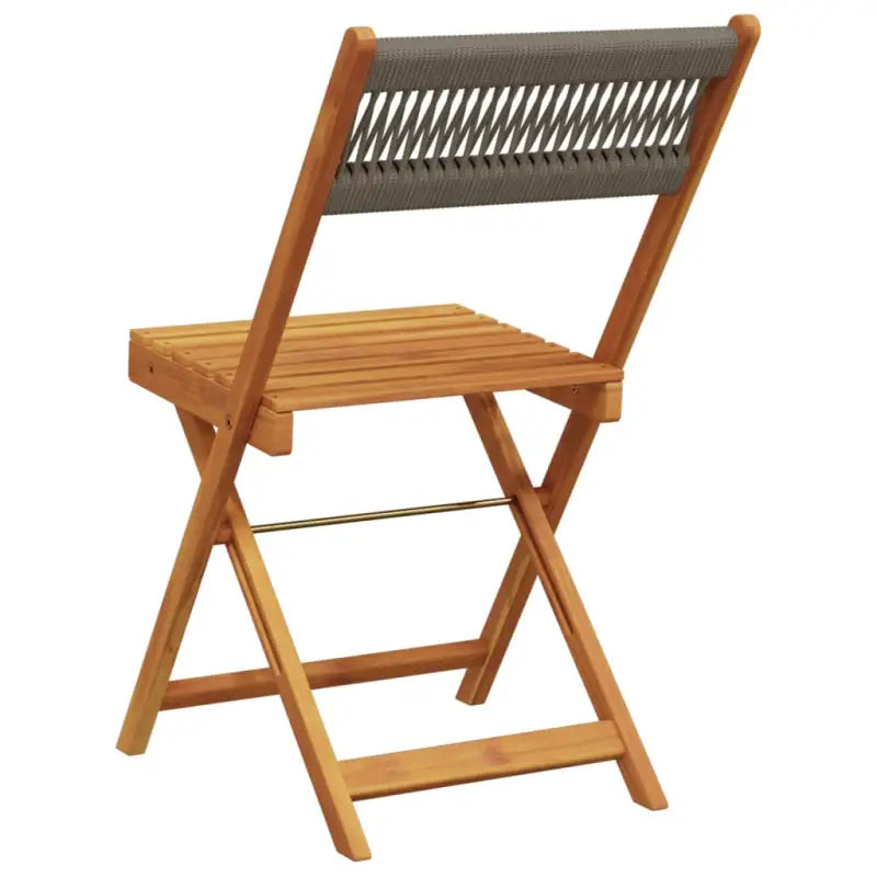 Tuinstoelen van massief acaciahout voor gezellige momenten - Tuinstoelen